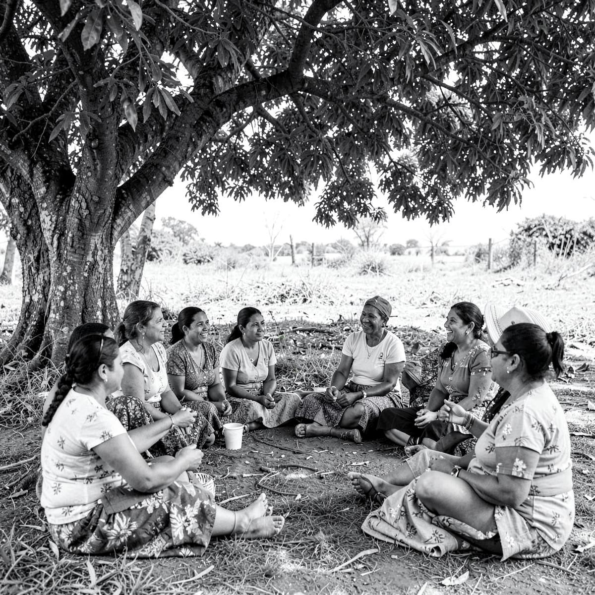 Roda de conversa com apoiadores